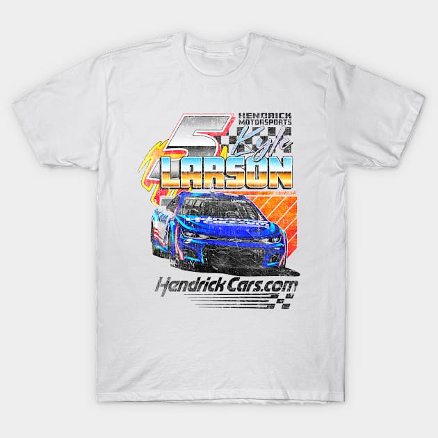 Kyle Larson Throwback Car T-Shirt by ganisfarhan